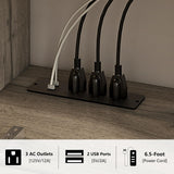 AMERLIFE Floating TV Stand with LED Lights and Power Outlet, 70in High Gloss Wooden Texture Wall Mounted Media Console, Entertainment Center for TVs Up to 80", Grey AMERLIFE