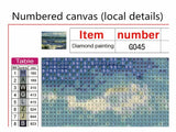 NIHO-JIUMA Van Gogh Diamond Painting Kits Seascape, 5D DIY Full Drill Diamond Art Gift for Adults/Teen, Home Decoration (30X40cm/12x16inches) NIHO-JIUMA