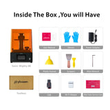 phrozen Sonic Mighty 8K LCD Resin 3D Printer, 10" Monochrome LCD, Tabletop 3D Resin Printer with 28µm XY Resolution, 8.6 * 4.8 * 9.3 Inch Printing Volume for Models, Miniatures and Action Figures phrozen