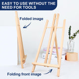 ESRICH 2pcs 17 Inch Tabletop Easels, Easel Stand for Painting,Tripod, Painting Party Easel, Kids Student Desktop Easel for Painting,Paint Easel for Canvas Painting ESRICH