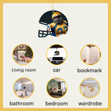 50 pcs Sublimation air fresheners Blanks ，Sublimation Blanks Products DIY Air Freshener for Car and Home Hanging Decoration Sublimation car freshener Blanks Sublimation Ornaments Blanks GEKIXUTP