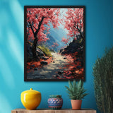 WUIVCTR Paint by Numbers, Dreamy Cherry Blossom Tree, 16x20 Inch Drawing with Brushes Winter Home Decor Christmas Gifts (Without Frame), Vibrant WUIVCTR