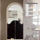 Saloon Doors 30/32/36 in Wide, Modern Swinging Half Door for House, Kitchen, Interior Wood Cafe Door with Hardware, Western Style Premade Bar Doors LVYIHAN