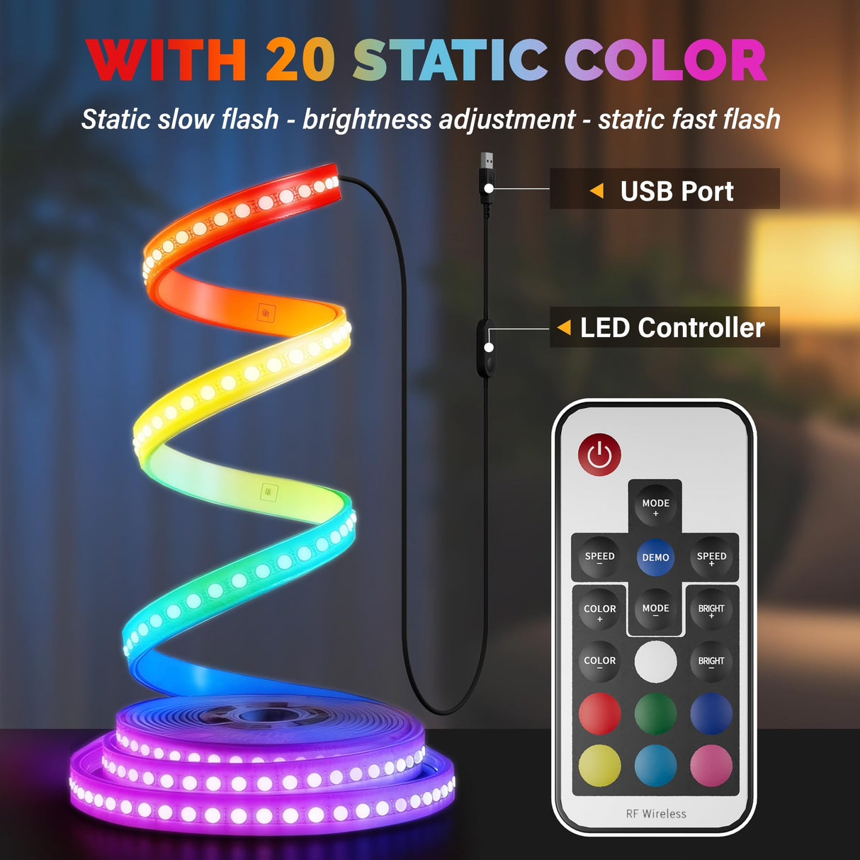 YESHOMY 40" Lift Top Coffee Table with Hidden Storage & Multi-Color LED Lights, Modern Square Wood Table with 4 Open Shelves for Living Room and Small Space, Black YESHOMY