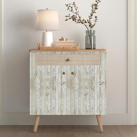Abyssaly Contact Paper Wood Peel and Stick Wallpaper 17.71" X 118" Self-Adhesive Removable Wallpaper Decorative Wall Covering Vintage Wood Panel Interior Film Abyssaly