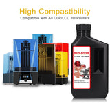 Reprapper Translucent Yellow 3D Printer Resin, 405nm Fast UV-Curing 1kg Transparent Yellow Standard Resin, 3D Printing Resin Photopolymer Sensitive Resin for LCD Printer, Clear Yellow 1000g RepRapper