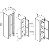 Ameriwood Home Single Door Pantry, Old Fashioned Pine Ameriwood Home