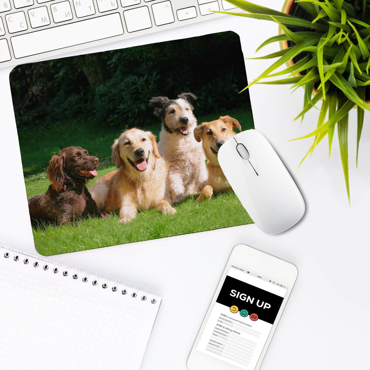 Nicunom 40 Pcs Sublimation Mouse Pad Blanks, Heat Press Printing Crafts Mousepads 3mm Thick DIY Custom Mouse Pads Anti-Slip Rubber Mouse Mat for Office Laptop Computer Gaming Nicunom