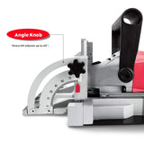 AOBEN Biscuit Cutter Plate Joiner 8.5 Amp With No. 0 Wood(30 Pcs) No. 10 Wood(30 Pcs) No. 20 Wood(50 Pcs), 4" Tungsten Carbide Tipped Blade, Adjustable Angle And Dust Bag AOBEN