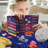 PIBEX Gemstone Dig Kit, Dig up 15 Rocks & Minerals from Earth Moon Mars, Solar System Planets Geology Science Set, Space Rock Mining Toys for Kids, STEM Gift for Boys & Girls Age 6-8-12 PIBEX
