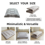 ASANEST Japanese Floor Mattress Futon Mattress,100% High Density Comfortable Foam, Thicken Tatami Mat Sleeping Pad,Roll Up Sleeping Pad ASANEST