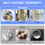 Teexpert Epoxy Resin 2 Gallon Kit, Pure Glossy Crystal Clear Resin Epoxy with Pump, Casting Resin Bubble Free Anti Yellowing, Art Resin Epoxy Resin for Jewelry Making, Table Top, Wood & Art Crafts Teexpert