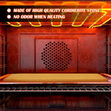 COYMOS Pizza Stone Heavy Duty Ceramic Baking Stone for use in Oven & Gril - Thermal Shock Resistant, Ideal for Baking Pizza, Bread, Cookies, Rectangular Cooking Stone 15x12 Inch. (Bonus Free Scraper) COYMOS