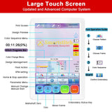 Smartstitch S-1201 Compact Embroidery Machine with 12 Needles, 1200SPM Max Speed, 7“ Screen, Wifi, 9.5"x12.6" Embroidery Area, Your First Commercial Embroidery Machine for Flat, Hat, T-shirt and more smartstitch