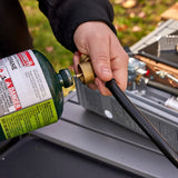 Grill Boss Dual Fuel Portable Stove, 12K BTU Camp Stove, Butane & Propane Portable Camping Stove, Portable Stove Dual Fuel Butane and Propane Stove for Emergency, Cooking, Hiking, Backpacking -90057 Chef Master