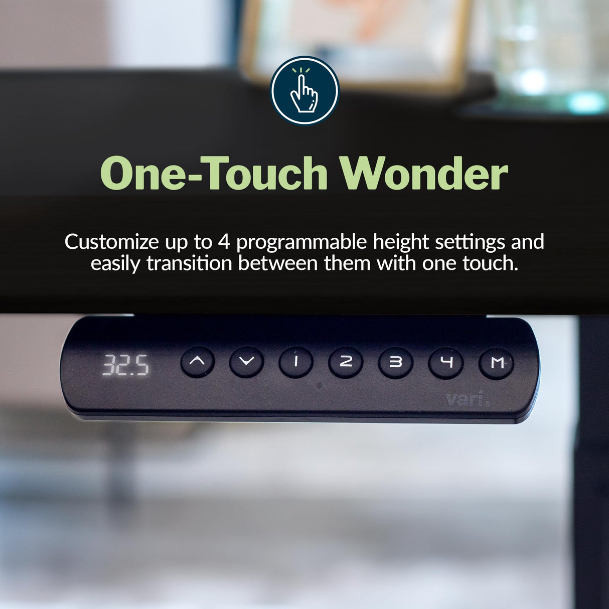 Vari ComfortEdge 48x30 Inches Black Standing Desk- Electric Adjustable Height Desk- Sloped Front Edge Ergonomic Gaming Table- Easy Assembly, Stable T-Style Legs- Varidesk- 2 Packages Vari