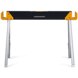ToughBuilt - Folding Sawhorse/Jobsite Table - Sturdy, Durable, Lightweight, Heavy-Duty, 100% High Grade Steel, 41.5-Inch Easy Carry Handle - (TB-C550) ToughBuilt