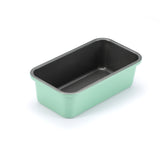 Monfish Bread Loaf Pans for Home Baking, 2pcs Carbon Steel 1lb loaf Tin, Rosemary Green 9x5 inch Non-Stick bread Pan Mold Monfish