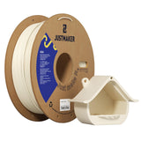 ASA 3D Printer Filament, High Temperature and Weather Resistant, Good Compatibility, Upgrade Cardboard Spool, 1kg, Dimensional Accuracy +/-0.03mm, 1.75mm, Natural JUSTMAKER