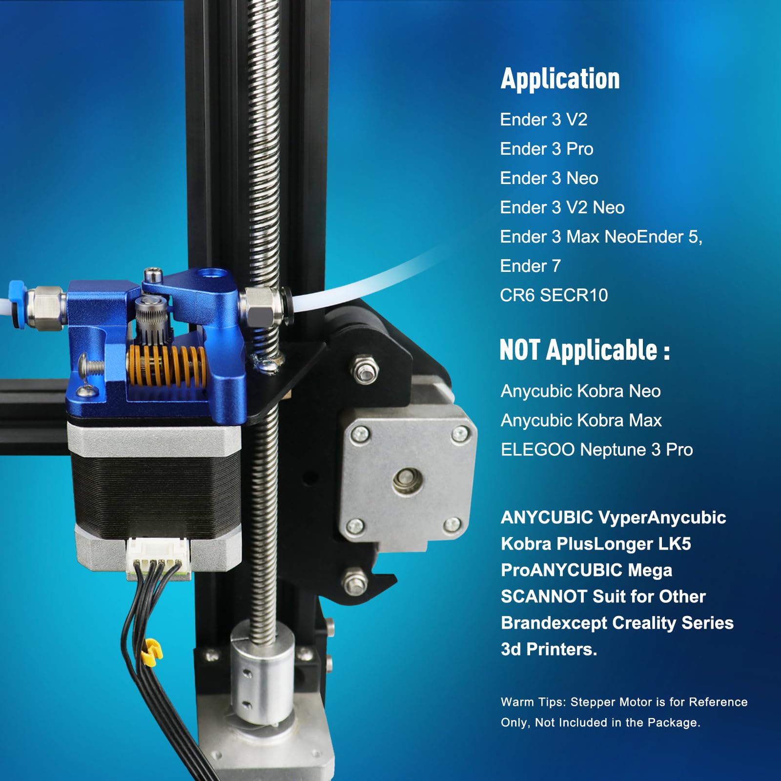 3D Printer Extruder for Ender 3 Dual Gear Filament Bowden Extruder, Aluminum Drive Feeder Upgrade Kit,Compatible with Creality Cr-10s Cr10s Pro Ender-3 Ender 3pro Ender 5 (Dual Gear Extruder) - WoodArtSupply