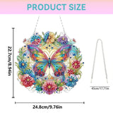 MeetChanning Diamond Art Kits for Adults Butterfly Diamond Painting Art Kit Pendant Acrylic Board Ornament Window Suncatcher MeetChanning