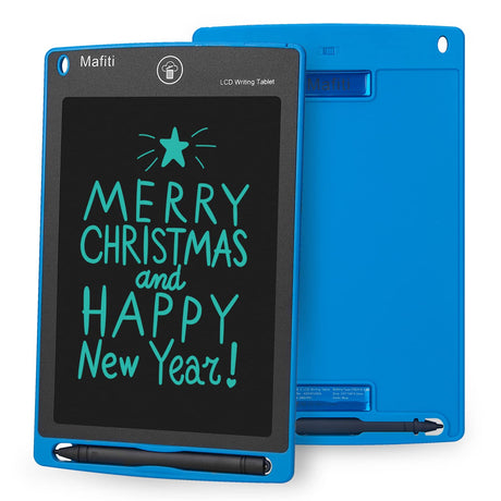 Mafiti LCD Writing Tablet 8.5 Inch Electronic Writing Drawing Pads Portable Doodle Board Gifts for Kids Office Memo Home Whiteboard Blue mafiti