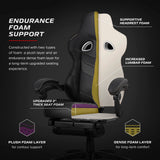 RESPAWN 110 Pro Gaming Chair - Gaming Chair with Footrest, Reclining Gaming Chair, Video Gaming Computer Desk Chair, Adjustable Desk Chair, Gaming Chairs For Adults With Headrest Pillow - Grey RESPAWN