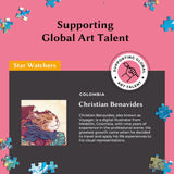 Time Warp Puzzle Mystery Jigsaw Puzzle 1000 Pieces for Adults Day Night Series - A Challenging, Difficult, Picture Changing Puzzle to Solve 26.625 x 19.25 in (Starwatchers) da Vinci's Room