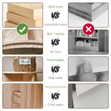 HZYHPDJY Rotating Bookshelf,360 Display Round 5 Tier Floor Standing Bookcase Storage Rack,Wood Spinning Bookshelf Tower for Bedroom,Living Room HZYHPDJY