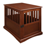 Casual Home Wooden Pet Crate, End Table, Medium, New Walnut Casual Home