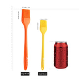 4PCS Silicone Basting Pastry Brush, Kaloo Kitchen Cooking Brush for Food Butter Oil BBQ Sauce Baking, Heat Resistant & Dishwasher Safe (Stylish Dog Pattern) KL KALOO