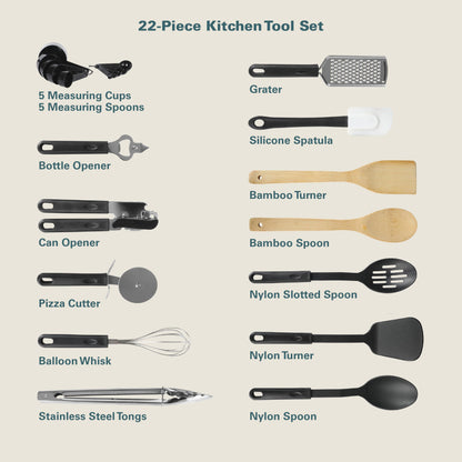 Gibson Home 74 Piece Kitchen in a Box Pots and Pans Cookware, Plates and Bowls Dinnerware, Cutlery Knife Block, Flatware Utensils, Kitchen Tools & Gadgets, Kitchen Storage, Glasses Set