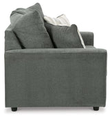 Signature Design by Ashley Stairatt Casual Loveseat with Flared Arms, Gray Signature Design by Ashley