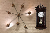 Vmarketingsite Wall Clocks: Grandfather Wood Wall Clock with Chime. Pendulum Wood Traditional Clock. Makes a Great Housewarming or Birthday Gift Wall Clock Chimes Every Hour with Westminster Melody Vmarketingsite
