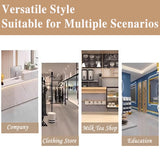 L Shaped Reception Desk with Counter,Front Desk Commercial Reception Counter with Lockable Drawers & LED Lights Retail Checkout Counter for Salon Lobby Store(D-Left, 55inch/140cm) Generic