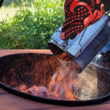 Comsmart BBQ Gloves, 1472 Degree F Heat Resistant Grilling Gloves Silicone Non-Slip Oven Gloves Long Kitchen Gloves for Barbecue, Cooking, Baking, Cutting Comsmart