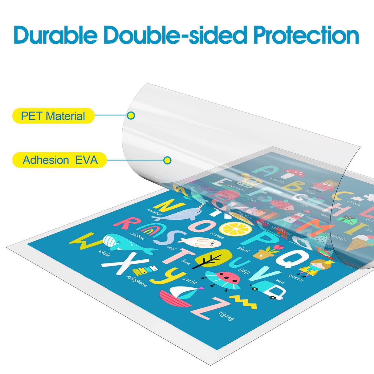 KTRIO Laminating Sheets, Hold 8.5 x 11 inches Sheets, 200 Pack, 3 Mil Clear Thermal Laminate Pouches for Laminator, 9 x 11.5 inch Lamination Paper for School, Home & Office KTRIO