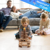 ROKR 3D Wooden Puzzles for Adults Huge Orrery Model - Toy Building Set Mechanical Puzzles 8 Orbiting Planets Unique Gifts for Boys/Girls ROKR