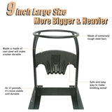 SnugNiture Firewood Kindling Splitter 9IN, Manual Kindling Log Splitting Tool, XL Cast Steel Log Splitting Wedge, Hand Sturdy Firewood Cutter, Splits SnugNiture