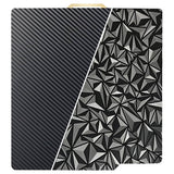 RETUXEP 3D Printer PEO PET Bambu Labs Build Plate for Bambu Lab X1C/X1/X1E/P1P/P1S/A1,Diamond PEO+Carbon Fiber PET Spring Steel Sheet Plate 257x257mm Flexible Bambu A1 3D Printer Plate RETUXEP