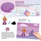 AWHETIE Princess Foil Art for Kids,No Mess Creative Activity Toys Art and Crafts for Kids,Birthday Gifts Crafts for Girls&Boys Ages 4, 5, 6, 7, 8, 9 (Princess) AWHETIE