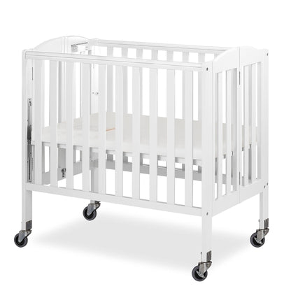 Dream On Me 3-in-1 Folding Portable Crib, White, Large