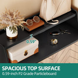 YITAHOME Shoe Cabinet with Doors, 5-Tier Shoe Storage Cabinet with Open Shelves, Large Capacity Wooden Shoes Rack Organizer with Pine Wood Legs for Entryway/Hallway/Closet YITAHOME