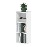 Furinno Luder Bookcase / Book / Storage , 3-Tier, White Furinno