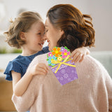 Pasimy 24 Sets Card Making Kits DIY Handmade Greeting Card Kits for Kids with Flowers Stickers Envelopes Ribbon for Preschool Primary School Kids Classroom Mother's Day Make Your Own Crafts Gifts Pasimy