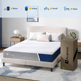 Avenco King Size Mattress, 12 inch King Mattress with Gel Memory Foam, Medium Firm, Mattress in a Box, Pressure Relief & Motion Isolation, CertiPUR-US Certified Avenco