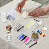 150PCS Candle Making Kits for Adults Beginners Adjustable Candlewick Hole Drill Needle for Candle,Hook Punch Needle Wick for Molds, Candle Tool Inserting Wick,Big Hole Long Needle for Taper molds TYMKLMZG