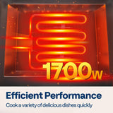 VIVOHOME 1700W 20 QT Electric Deep Fryer with 11.6 QT Removable Basket, Overheat Protection and Temperature Control for Commercial and Home Use VIVOHOME