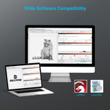 Mecpow G5 Laser Rotary Roller with Three Angle-Adjustable Grippers for Multi-Shaped Objects, Compatible with Almost All The Laser Engraving Machines, Laser Rotary Roller with Heightening Bracket Mecpow