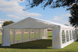 DELTA 40'x20' Budget PE Party Tent, Wedding Tent,Outdoor Event Canopy, Garden Shelter Gazebo,Outdoor Canopy, with Waterproof Top Cover, Removable Window Walls DELTA